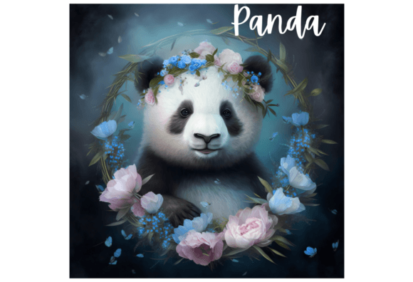 Download Floral Panda Jpg Illustration No 2 - Panda jpg Collection