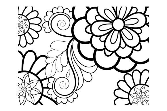 Download Floral Coloring Page Book for Adults - Premium Resources