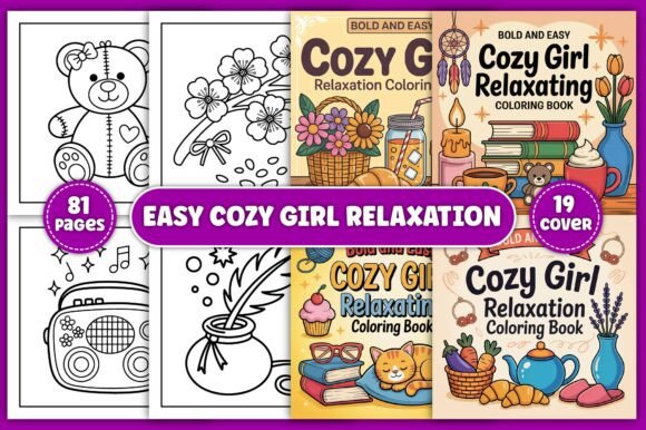 Download Easy Cozy Girl Relaxation Coloring Pages - Relaxation coloring pages Collection