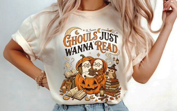 Download Ghouls Just Wanna Read Halloween Book - Premium Resources