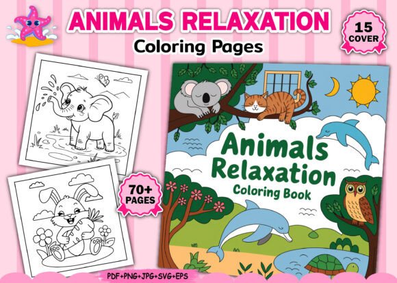 Download Animals Relaxation Coloring Pages - Relaxation coloring pages Collection