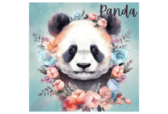 Download Floral Panda Jpg Illustration No 1 - Panda jpg Collection