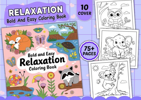 Download Bold and Easy Relaxation Coloring Pages - Relaxation coloring pages Collection